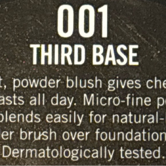 Rimmel Maxi Blush Powder Blush, 001 Third Base. Lightweight, Long Lasting, New - Picture 7 of 12